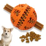 PawsOnlyUK Interactive Dog Toys for Boredom Dog Puzzle Toys Puppy Teething Toys for Small Large Dogs Dog Chew Toys (Small, ORANGE)