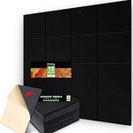 18 Pack Black Acoustic Panels 12"X1