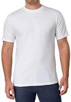 Kirkland x6 Mens White t-Shirt Crew Neck 100% Heavyweight Cotton (x-Large)