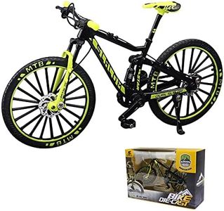 Foreverup Giocattolo Mini Bici 1:10, Modello di Bici da Ditoornamento Modello Mini Bici da Montagna Dito in Miniatura per Ragazzi Ragazze Regalo per Bambini(Verde)