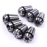 ATOPLEE ER11 Collet Set,7pcs Spring Collet Set for CNC Engraving Machine and Milling Lathe Tool,1/8 1/4 1/16 3/16 3/32 5/32 7/32 Inch