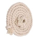 SAIFPRO Tug of War Cotton Rope (White, 19 mm Thickness, 5 m)