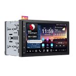 ATOTOZONE X10G2B7E 7" Android Double Din Car Stereo, 8+128G, 4G LTE,Wireless Carplay & Android Auto, AI Voice Assistant, GPS Tracking, Dual Microphone & BT & Cam Input, LRV, 36B-EQ,HDMI Input
