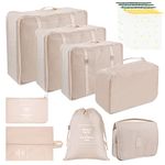 14 Set Luggage Organizer Packing Cubes,Suitcase Organizer Bags for Clothes,Travel Packing Cubes for Carry on, Shoe Bag,Cosmetic Bag