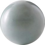 Physio Store Physioplus Ball, Vinyl, Soft Medicine Ball, Isometric Ball, vmo strengthening Ball, 1kg, 12 cm (Silver)