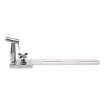 Brondell MBH-40-S CleanSpa Luxury Handheld Bidet Attachment for Toilet with Stainless Steel Holster and Built-in Shut Off Valve, Dual Spray Options, Includes Spiral Metal Hose