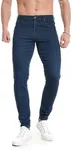 TEGIAS Mens Slim Fit Stretch Jeans Classic Comfort Regular Fit