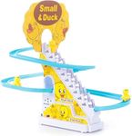 kidsROAR Interactive Baby and Kids Toy: Automatic Climbing Duck Slide with Flashing LED Lights, Cheerful Music, and Smooth Tracks for Toddlers and Children Aged 1+ ( 3 Duck Included )