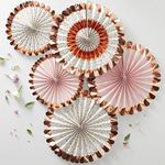 Ginger Ray Ditsy Floral Decorations Fan (Pack of 5)