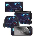 ELTON 3M Skins Decal for Nintendo Switch, Anti-Scratch Durable Cover Sticker Matte Protector Vinyl Wrap Full Set Faceplate Joy-Con Console Dock design 19 [video game]