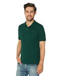 DANISH ENDURANCE Polo Shirt for Men Adults, Men's Polo, Golf, Organic Cotton, Super Soft, Casual Workwear, Classic, Short Sleeve for Men, Green, XL