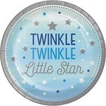 One Little Star Boy Paper Plates, 24 ct