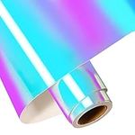 VINYL FROG Holographic Opal Vinyl Permanent Adhesive Vinyl Roll 12'' x 12ft Craft Vinyl for Mug Cup DIY Project Party Decoration Sticker Car Decal…