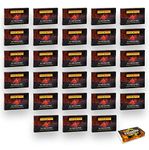 Flamefast Firelighters Bulk Pack Fire Lighters Starter Blocks Hotspot Burners BBQ Open Fire with KasaBona Safety Matches – 24 Firelighters (672 Firelighters)