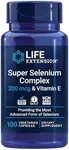 Life Extension Super Selenium Complex with Vitamin E – Cellular Health & Longevity Support – Gluten-Free, Non-GMO, Vegetarian –100 Capsules(Pack of 1)