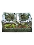 Zenport SH3212A+BTP Garden Raised Bed and Cold Frame Greenhouse Cloche for Easy Access Protected Gardening