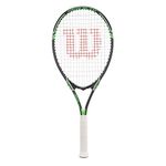 Wilson Tour Slam Adult Recreational Tennis Racket - Grip Size 3-4 3/8", Grey/Green