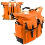 Lencca Phlox Backpack ORANGE Carry on Laptop Bag fits Apple MacBook Pro 15' & 13' Retina / MacBook Air 11' & 13' inch