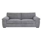 Sofa Selection Jumbo Cord 3-Seater Sofa: Enhance Living Room Comfort with Our Stylish 3-Seater Jumbo Cord Sofa Collection (3 Seater, Grey)