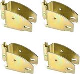 DC Cargo E-Track Wood Beam End Socket Shelf Brackets for Custom Storage - Pack of 4 - E track Accessories for Enclosed Trailers -Ideal for 2x4 & 2x6 in Trucks, Trailers, Vans, RVs - Etrack Accessories