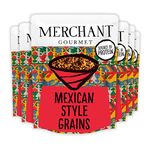 Merchant Gourmet Cooked Spicy Mexican Style Grains - Microwave Rice & Quinoa Mix - Source of Fibre, Low Fat & Vegan - Pack of 6 x 250g Ready-to-eat Pouches