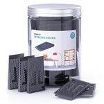 Plastic Shims for Leveling - 50Piece Jar, Table Wedges,Rubber Wedge, Levelers for Furniture, Table Shims, Durable, Non-Slip, Stackable