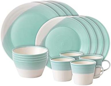 Royal Doulton Aqua 1815 Collection Dinnerware, 16 Piece Set