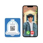 DoorVi Smart Video Doorbell Powered by QR Code Technology | Instant Visitor Video Call on Smartphone | QR Scannable Technology | 2-Way Talk | Bell Design