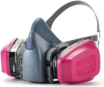MAHYQGE Reusable Respirator Mask 7502 with 60921 Cartridges Half Facepiece Shield Dust Face Cover for Painting, chemical, Organic Vapor, Welding, Polishing, Woodworking and Other Work Protection