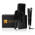 ghd Platinum+ Festive Gift Set - Hair Straighteners, with Paddle Brush and Heat-Resistant Bag, Smart Styler That Predicts Your Hair's Needs