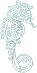 Young's Inc. Metal Seahorse Decor - 19" H x 9" W - Beach Themed Decor for Home - Large Metal Wall Art