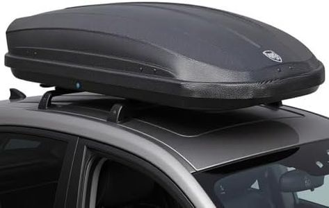 Rooftop Cargo Carrier, Capacity 165Lb Dual-Side Hard Shell Roof Box, 14 Cubic Feet, Weatherproof Lockable Heavy Duty Cargo Box for Travel Storage