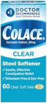 Colace Clear Stool Softener for Gen