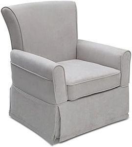 Delta Children Benbridge Glider Swivel Rocker Chair, Dove Grey