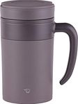 ZOJIRUSHI Stainless Tea Tumbler, 16-Ounce, Brown