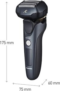 Panasonic 5-Blade Electric Shaver for Men   – Wet & Dry Use