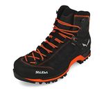 SALEWA Ms Mtn Trainer Mid Gtx, Asphalt/Fluo Orange, 11, MALE