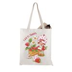 WCGXKO Strawberry Cartoon Gift Strawberry Girl Gift Life Is Sweet Tote Bag 80s Cartoon Character Gift (Life Is Sweet-T)