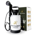 Centauress Portable Camping Shower Pump w/Safety Valve (45 PSI)- Portable Shower for Camping - Surf Rinse Kit - Beach Shower Pump – Camping Showers - Camp Shower Kit - Portable Outdoor Shower Camping