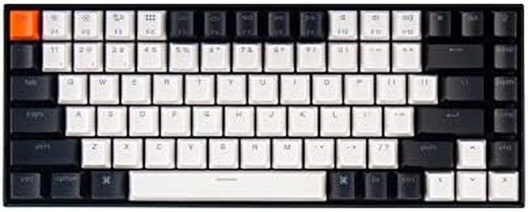 Keychron K2-Version-2 (Hot-swappable) Brown Switch- White Backlight Wireless Mechanical Keyboard | N-Key Rollover,Compact 84 Keys