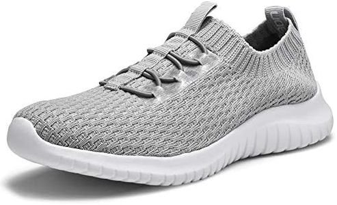 TIOSEBON Women's Ultralight Casual Fashion Walking Shoes Memory Foam Slip-On Sneakers 10 US Gray New