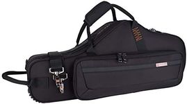 Protec Alto Saxophone Contoured PRO PAC Case with Flute Pocket, Black, Model PB304CT