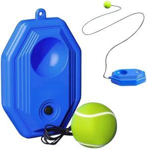 linseyCove Tennis Ball Training Baseboard, 2026 New Tennis rebounder with Weighted Base, Portable Tennis Trainer for Home use,Multifunctional Tennis Solo Practice kit for Backyard (A)