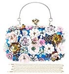 Selighting Colorful Floral Clutch E