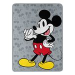 Northwest Mickey Mouse Micro Raschel Throw Blanket, 46" x 60", This is Mickey