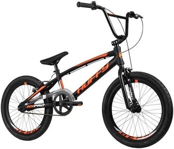 HX Pro 20-inch Aluminum BMX Race Bike, Black and Orange