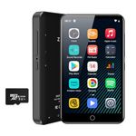 80GB MP3 Player with Bluetooth and WiFi, ZAQE 4.0" Full Touchscreen MP4 MP3 Player with Spotify, Audible, Amazon Music, Android Music Player with Speaker, FM Radio, E-book, Up to 512 GB (Black)