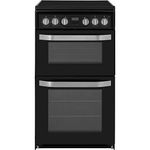 Hotpoint 50cm Double Oven Electric Cooker - Black