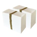 JINYUDOME 100 Pack Disposable Dinner Napkins Paper, Prefolded Napkins with Pockets, Linen-Feel Party Napkins, Absorbent Paper Napkins for Kitchen, Dinner,Wedding, Gold