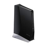 NETGEAR EAX80 Extender, Nighthawk Wi-Fi 6 Mesh Range Extender, 30 plus Devices with AX6000 Dual-Band Wireless Signal Booster and Repeater, Plus Smart Roaming, Black, Add up to 2.500 sq. ft